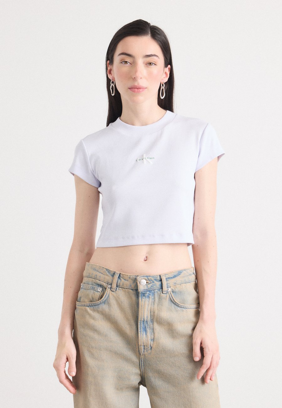 

Футболка Calvin Klein Jeans MONOGRAM BABY TEE, Lacey Lilac/Lilac, Фиолетовый, Футболка Calvin Klein Jeans MONOGRAM BABY TEE, Lacey Lilac/Lilac