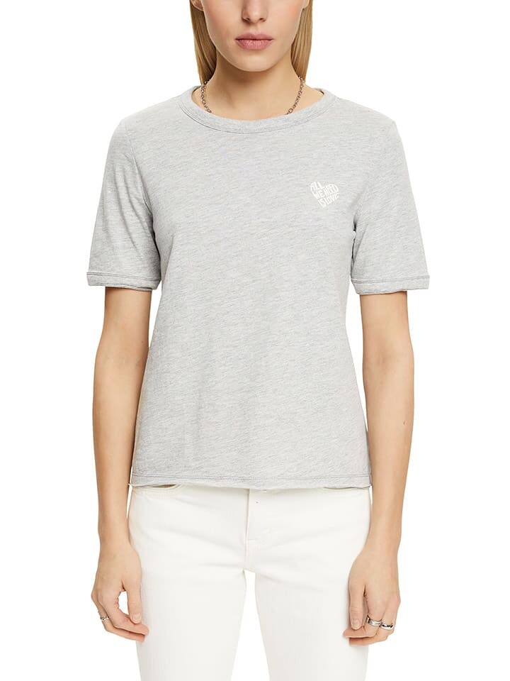 

Футболка ESPRIT Shirt, светло-серый