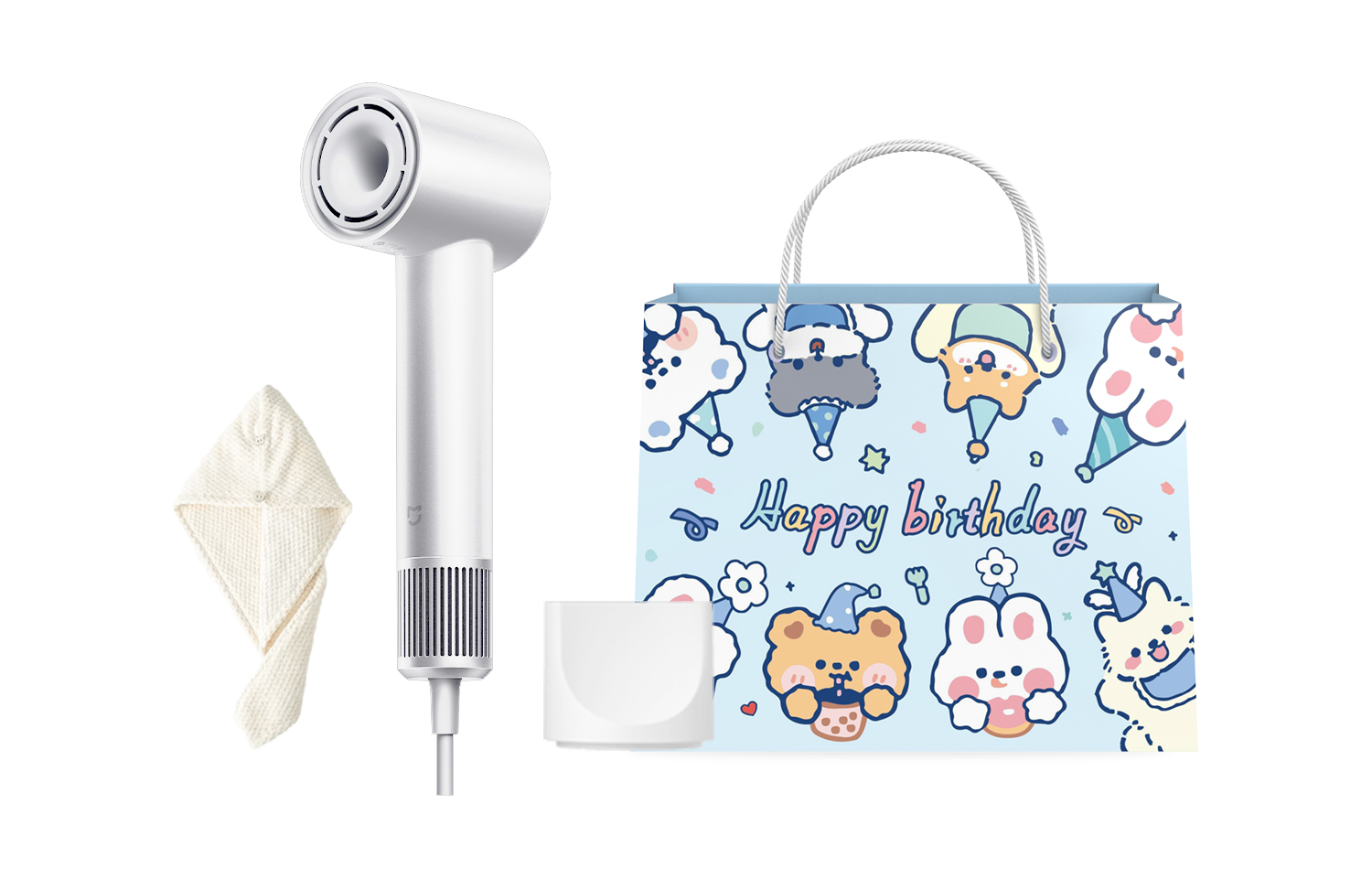 

Фен для волос Mi, Cloudy White Boyfriend Birthday Luxury Gift Box