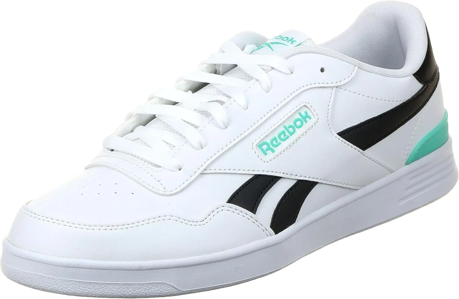Кроссовки Reebok Unisex Court Advance ClipSneaker, White Black Teamteal