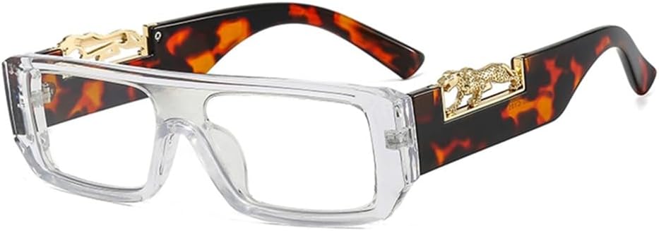 

Солнцезащитные очки прямоугольной формы для женщин и мужчин, с градиентными линзами, поликарбонатной оправой, леопардовым принтом и защитой от УФ-излучения UV400 DSXLY, C8