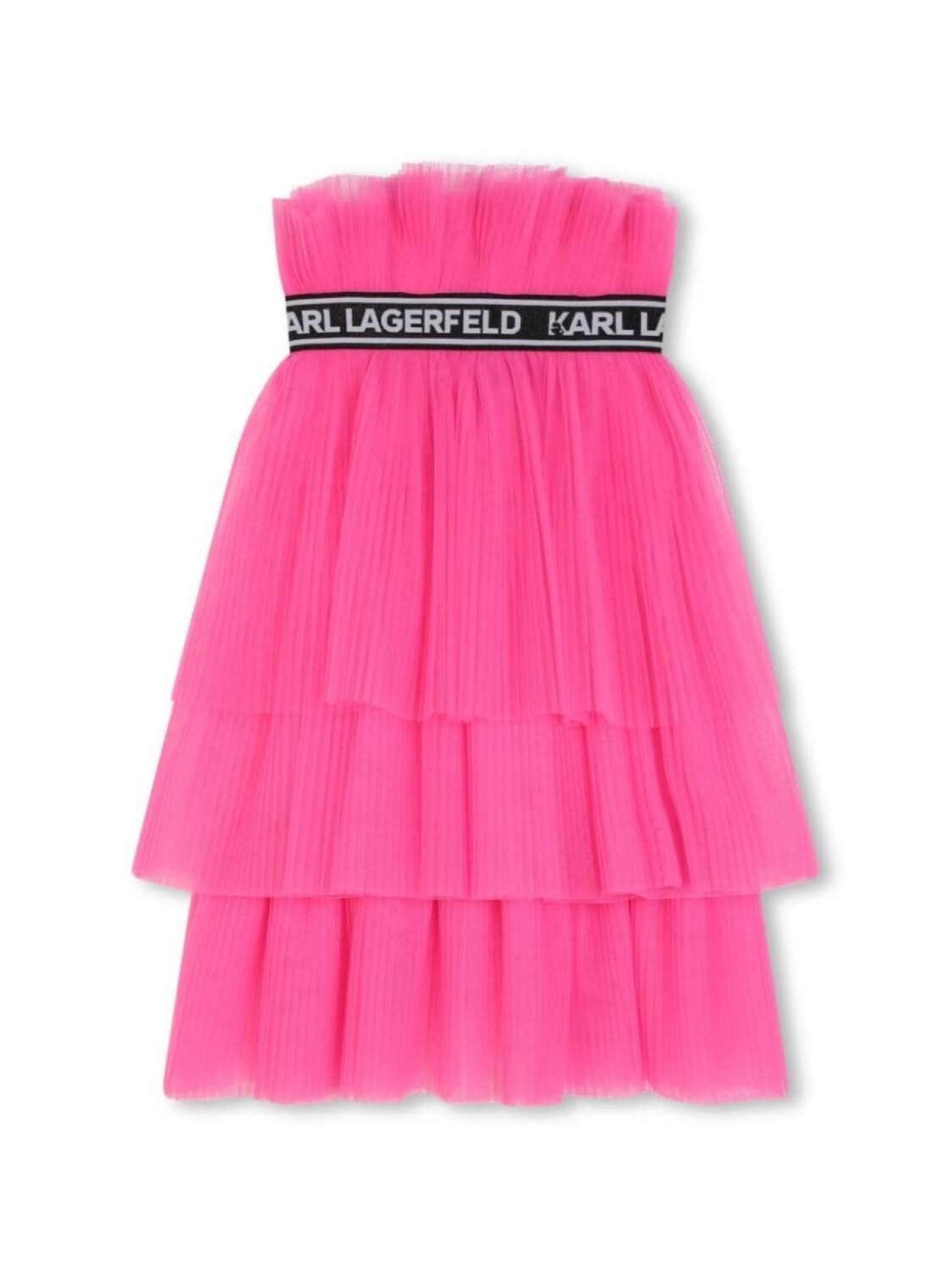 

Karl Lagerfeld Kids многослойная юбка Ceremonie, розовый