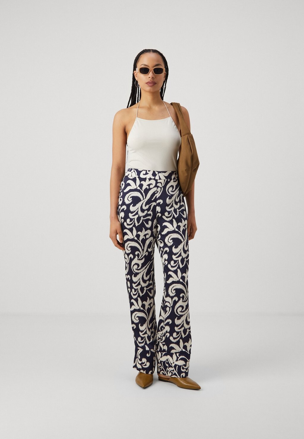 

Брюки VIKARIA WIDE PANTS VILA, темно-синий