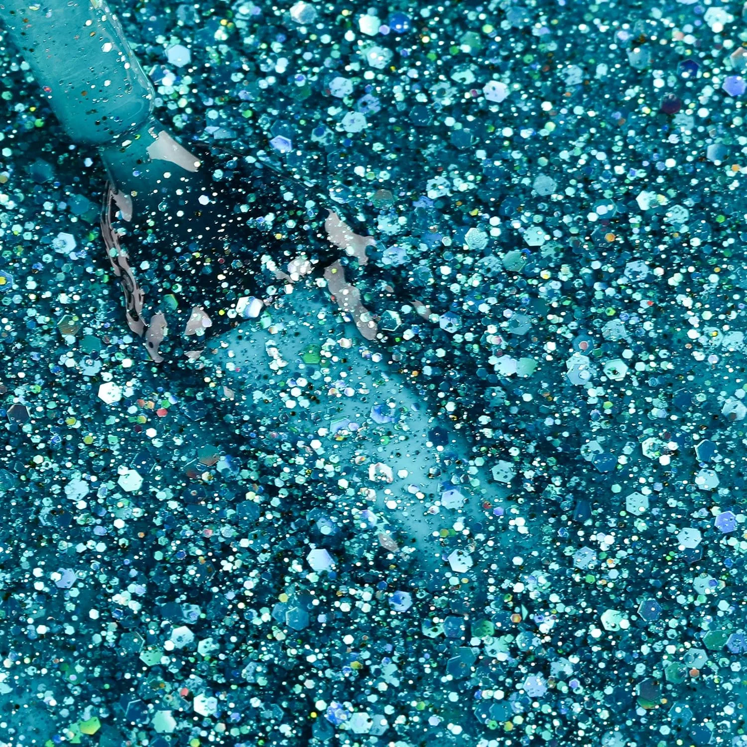 Набор гель-лаков Bluesky Gel Polish Teal Confetti 3 x 5 мл Bluesky, Teal Confetti — фото 2