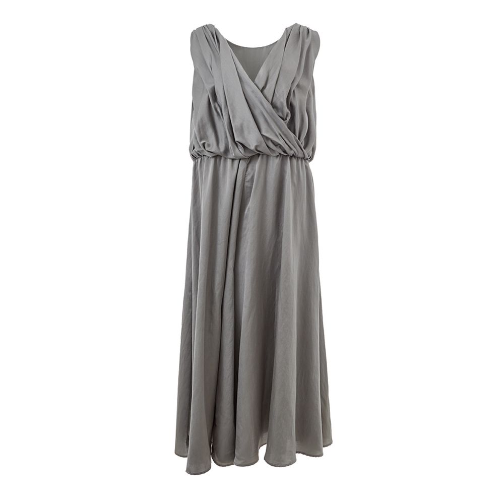 

Платье Gray Silk Long Lardini, серый