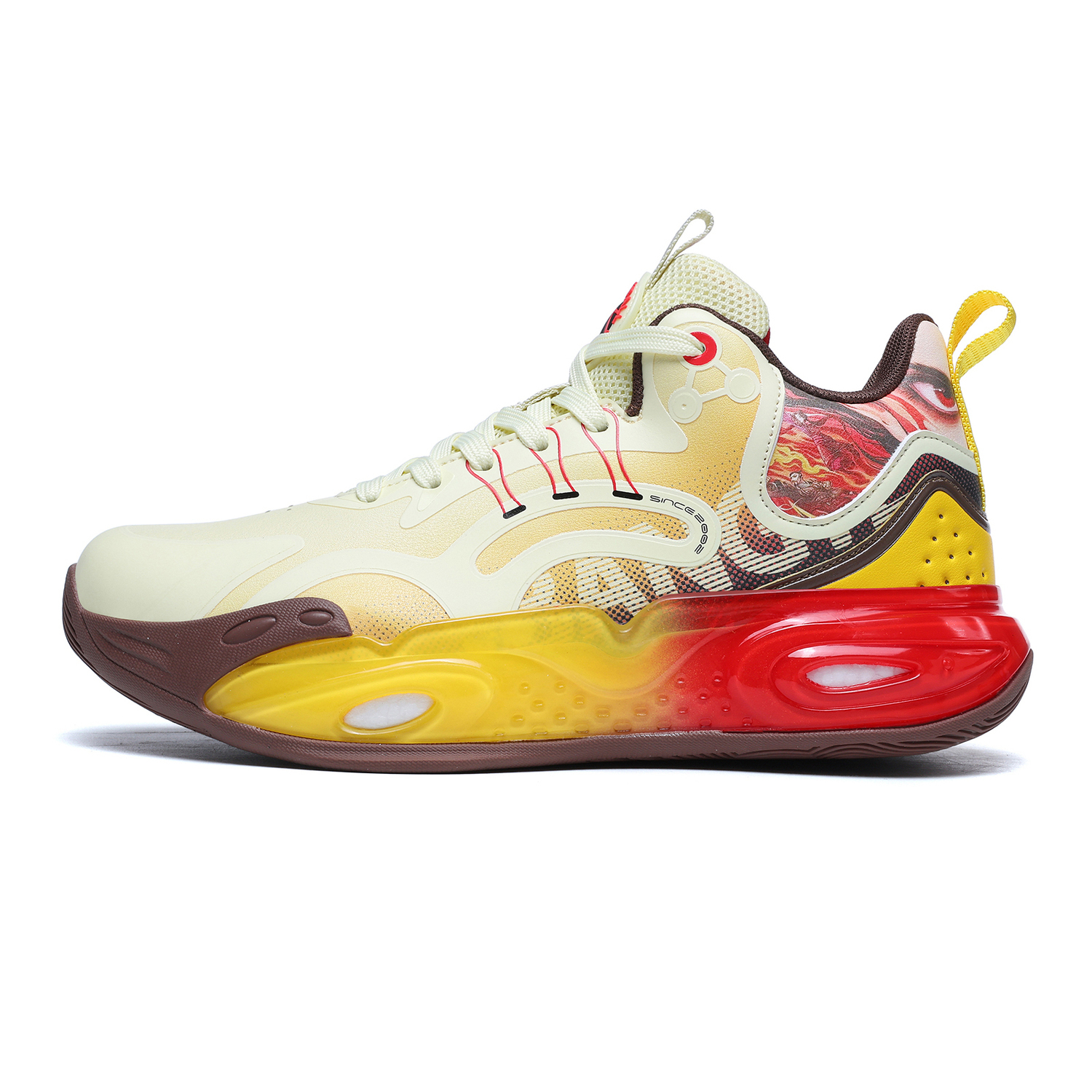 

BTE Амортизирующие, износостойкие и упругие баскетбольные кроссовки Mid Top с карбоновой пластиной для мужчин - Morning Glory Red (Magic Maru), цвет Morning Glory Red (Magic Maru)