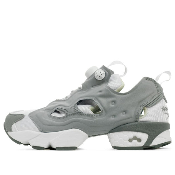 

Кроссовки instapump fury white grey mita 'white gray' Reebok, белый