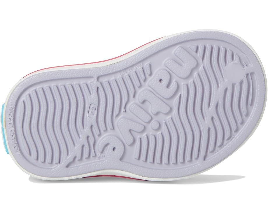 Детские слипоны Native Shoes Miles (для малышей и детей) Native Shoes Kids, Future Purple/Shell White — фото 3