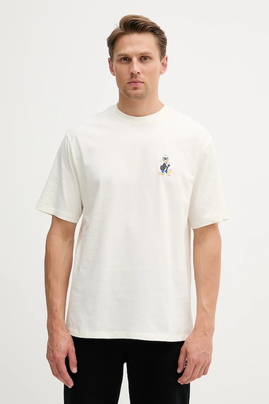 

Хлопковая футболка DISNEY Karl Lagerfeld, бежевый