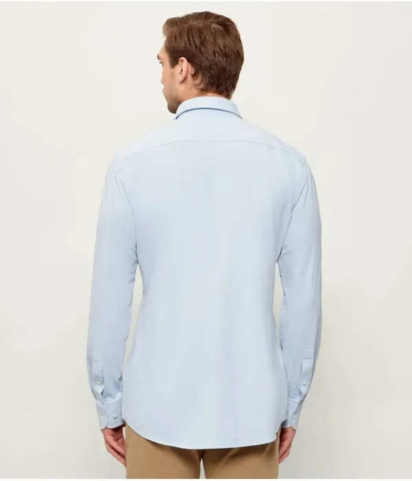 Футболка P-HANK-K-261 slim fit Boss, небесно-голубой — фото 3