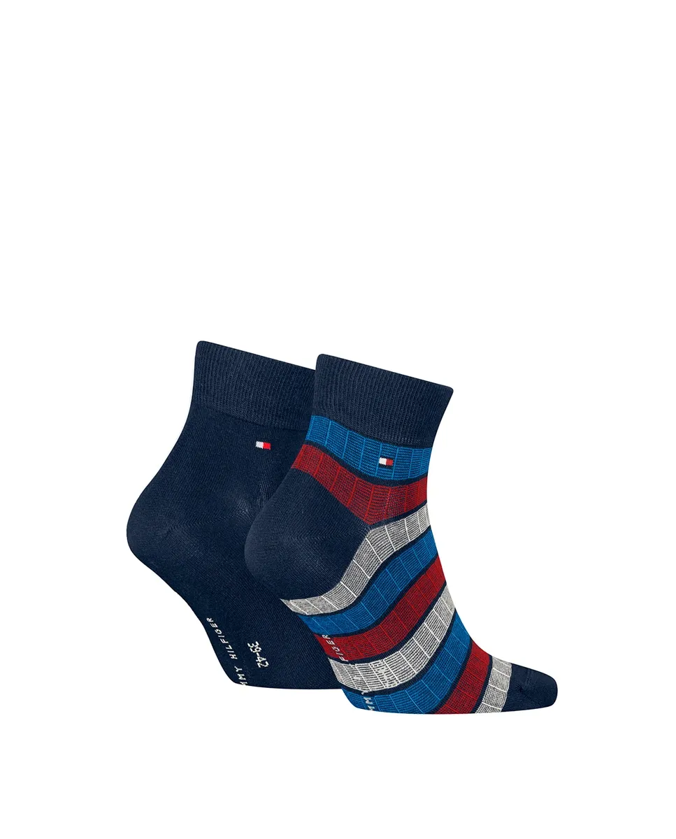 

Упаковка из 2 мужских носков длиной до щиколотки Tommy Hilfiger, темно-синий