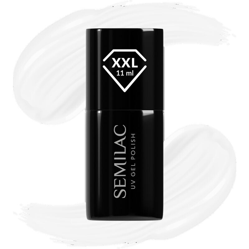 

УФ-лак для ногтей 001 Strong White XXL Semilac, 11 ml