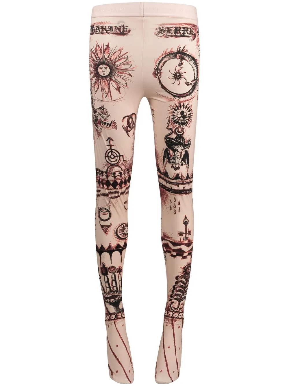 

Леггинсы Geotic с принтом Marine Serre, нейтральный