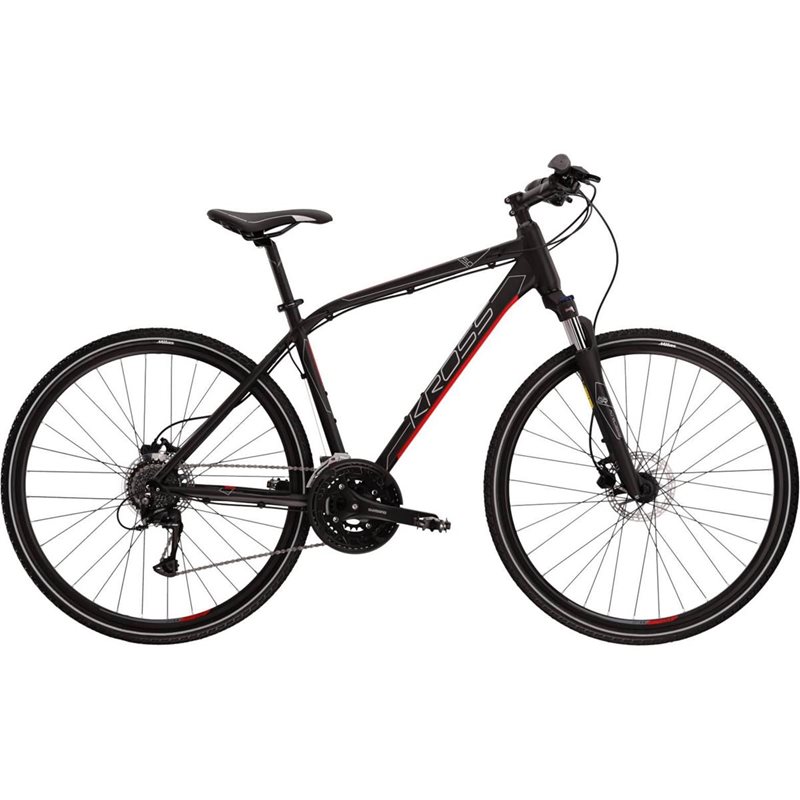 

Гибридный велосипед Kross Evado 5.0 Черный/Красный