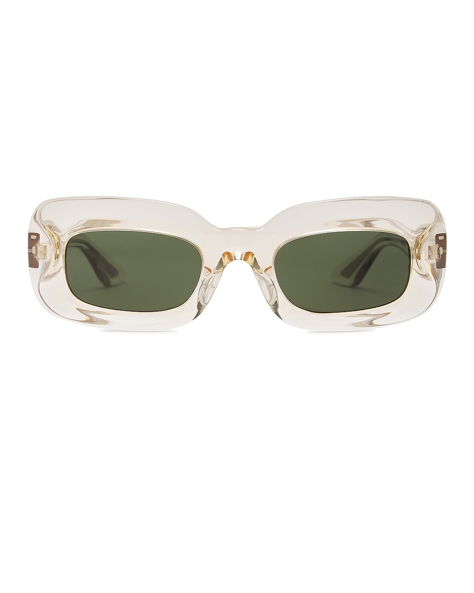 

Прямоугольные солнцезащитные очки Khaite 1966c из коллекции X Khaite Oliver Peoples, цвет Transparent Yellow