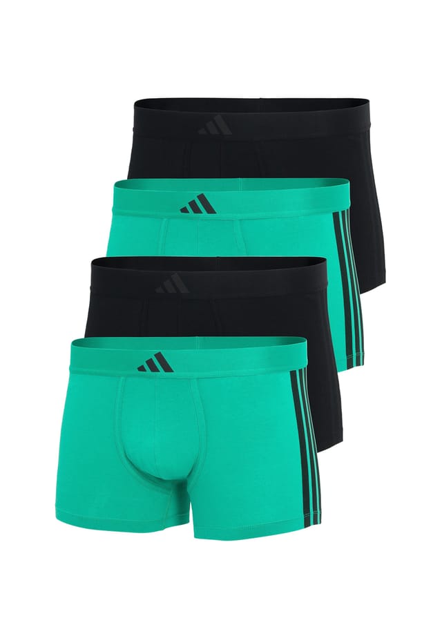 

Ретро шорты/брюки 4 шт. активный гибкий хлопок 3 полоски Adidas, мультиколор