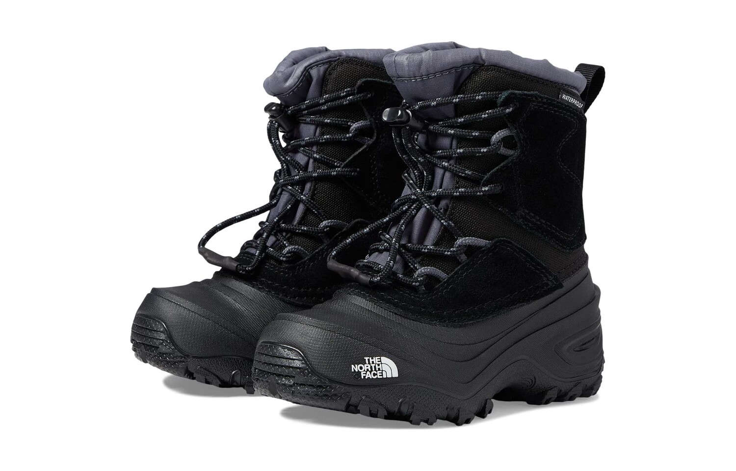 Кроссовки THE NORTH FACE Kids Outdoor Shoes Kids High-top Black, черный — фото 2