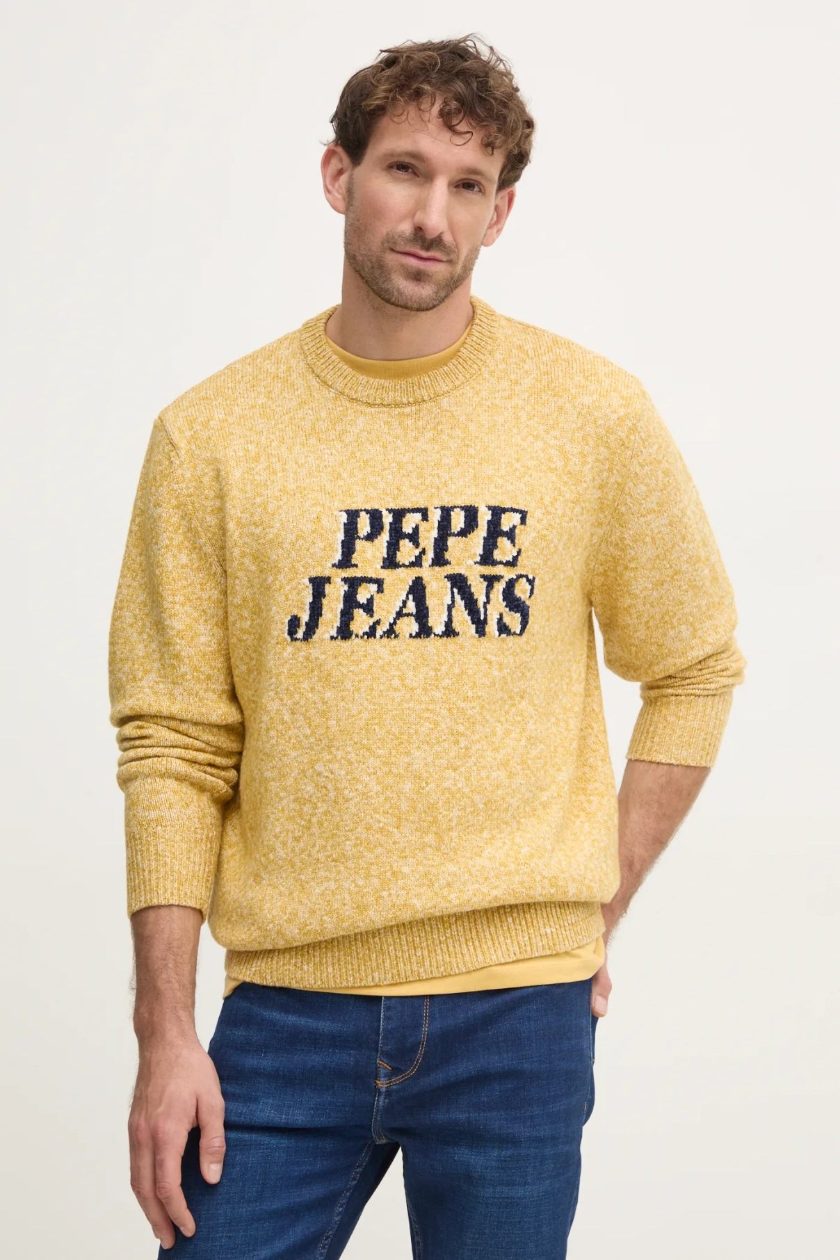 

LUKA свитер из смесовой шерсти Pepe Jeans, желтый