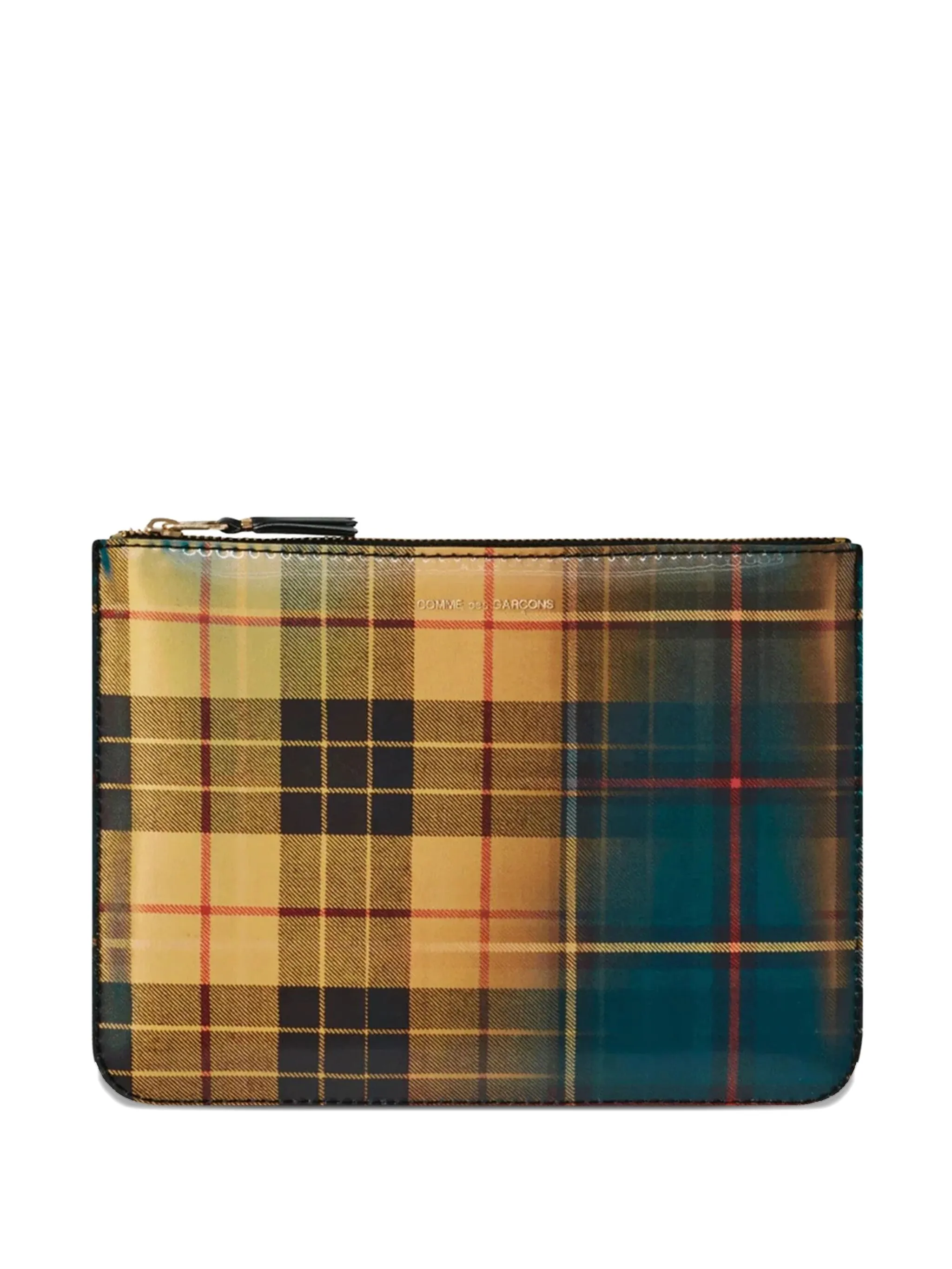 

Кошелек в клетку Comme Des Garçons Wallet, зеленый