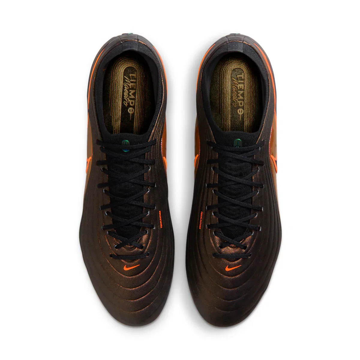 Мужские низкие футбольные бутсы Tiempo Maestro Elite LV8 для твердого грунта Nike, черный — фото 4