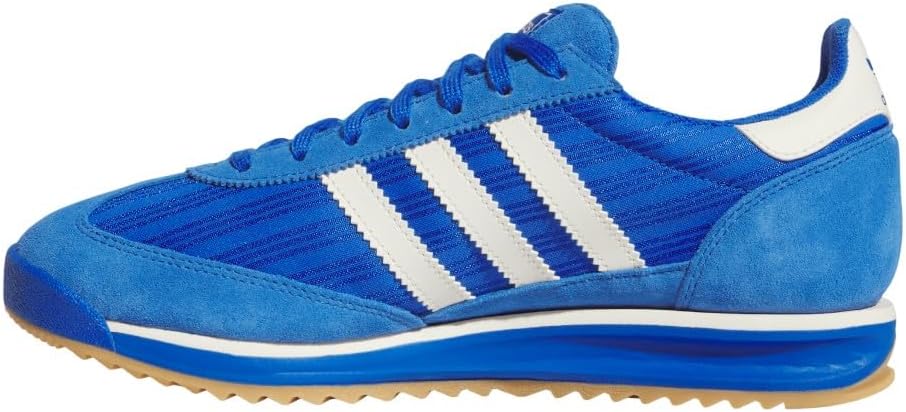 Мужские кроссовки adidas SL 72 RS на шнуровке для повседневной носки - синие — фото 3