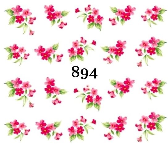 

Водные наклейки для ногтей - №894, Raisin