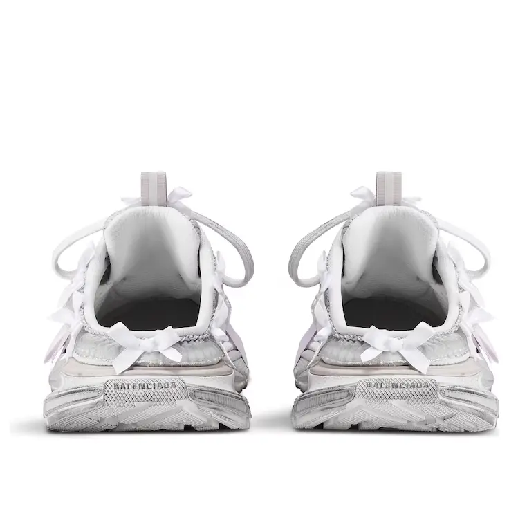 Шлепанцы (WMNS) Balenciaga 3xl Lace Mule in 'White Light Pink' — фото 4