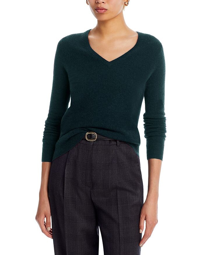 

Кашемировый свитер с V-образным вырезом — 100% эксклюзив C by Bloomingdale's Cashmere, Черный, Кашемировый свитер с V-образным вырезом — 100% эксклюзив C by Bloomingdale's Cashmere
