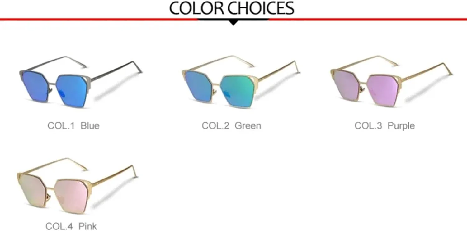 

Женские модные солнцезащитные очки в оправе «кошачий глаз» из сплава с защитой от УФ-излучения UV400 для активного отдыха на открытом воздухе TOIPASTN, C3purple