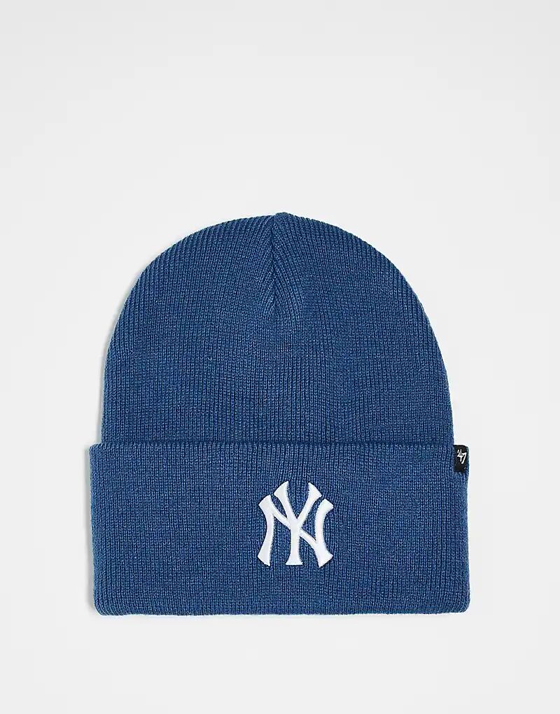 

Вязаная шапка NY Yankees синего цвета 47 Brand