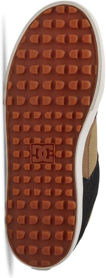 Мужские высокие кеды для скейтборда DC Men's Pure Dc Shoes, зеленый/коричневый — фото 2