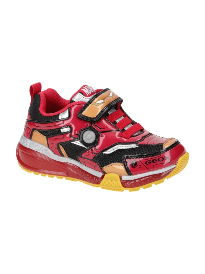 

Geox Красные кроссовки на липучках