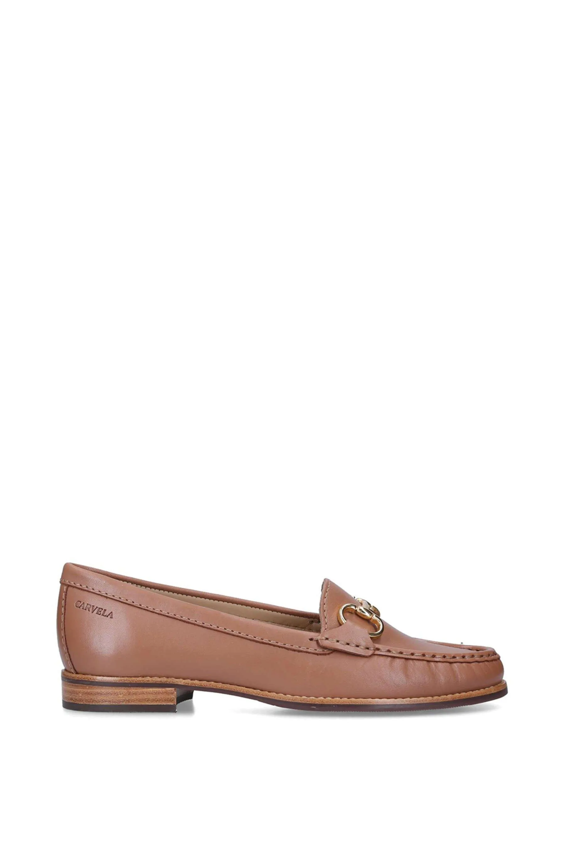 Кожаные туфли на плоской подошве Click 2 Carvela, коричневый