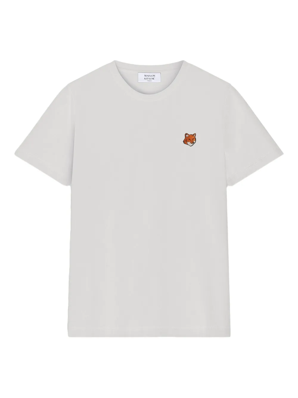 

Футболка с нашивкой Fox Head Maison Kitsuné, белый