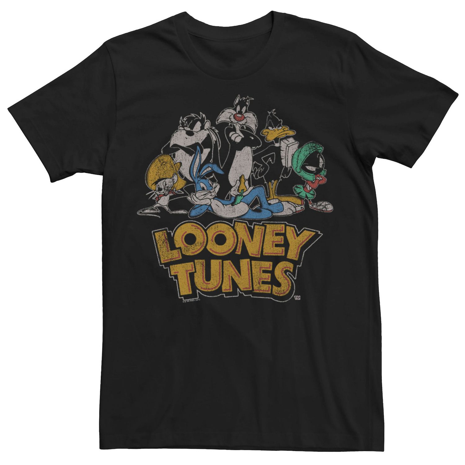 

Мужская футболка с потертым дизайном Looney Tunes Licensed Character