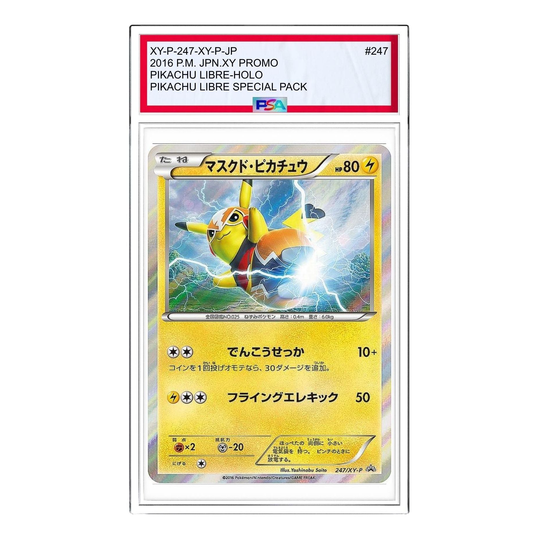 

Карта Pokemon XY-P Promotional cards [XY-P 247/XY-P] 'Pikachu Libre: PROMO'