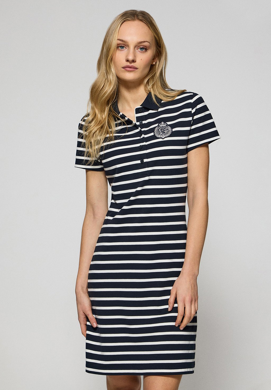 

Платье из джерси SHORT SLEEVE BUTTONS DR MARELLA Polo Club, синий