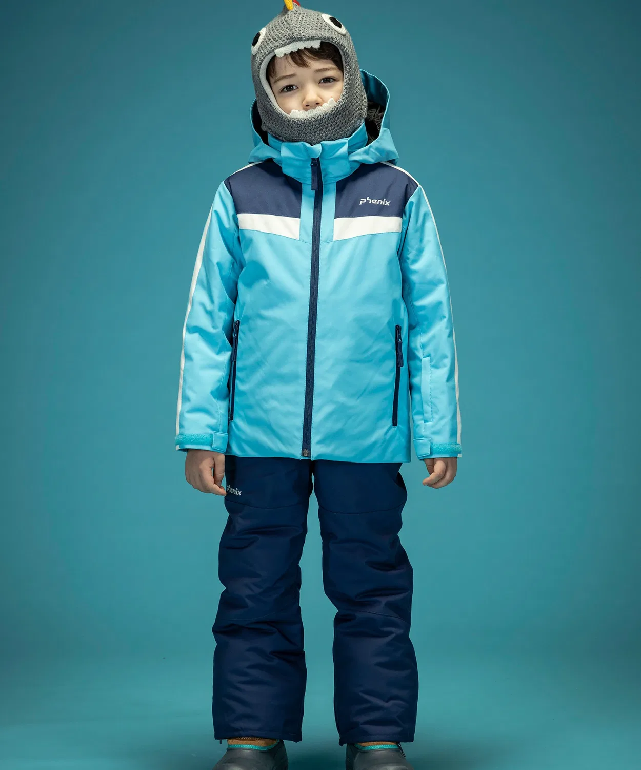 Детский ски-комплект phenix V Yoke Junior Two-piece тёмно-синий