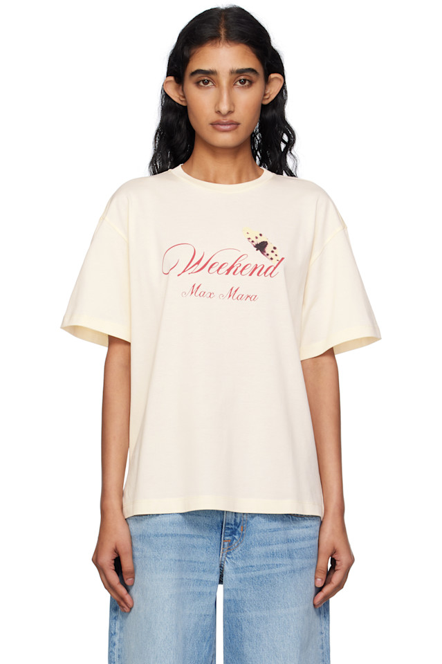 

Футболка Radura Weekend Max Mara, экрю
