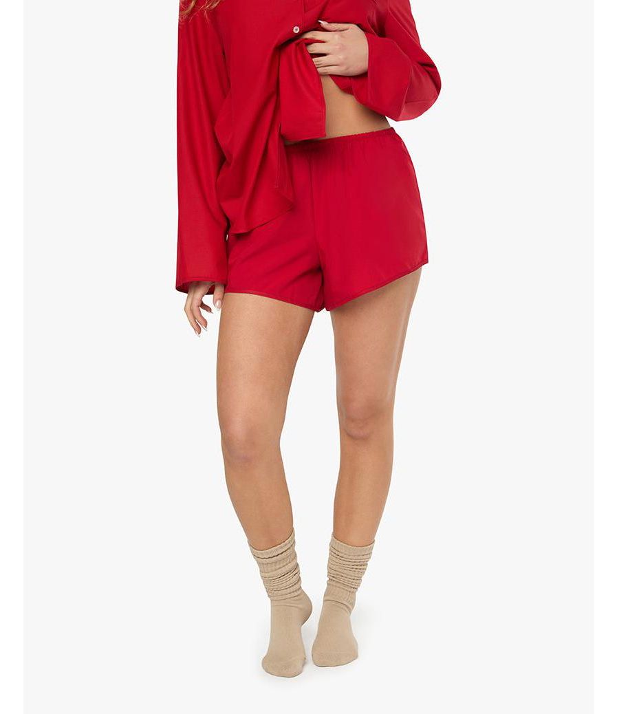 

Классические женские пижамные шорты WeWoreWhat, Scarlet