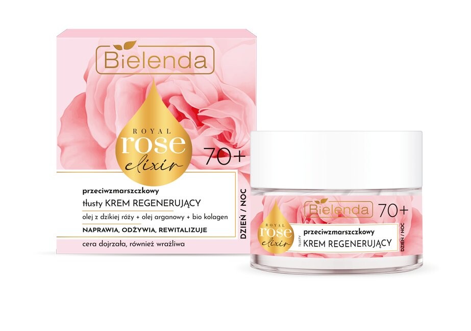 Крем для лица Bielenda — Royal Rose Elixir, жирный регенерирующий против морщин +, день/ночь, 50 мл — фото 3