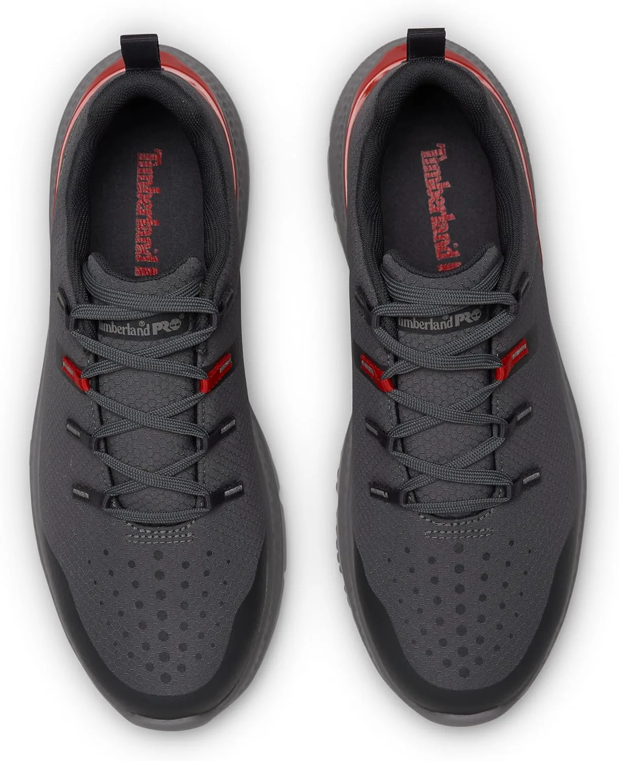 Мужские рабочие кроссовки Timberland PRO Intercept с защитным стальным носком, серый/красный — фото 4