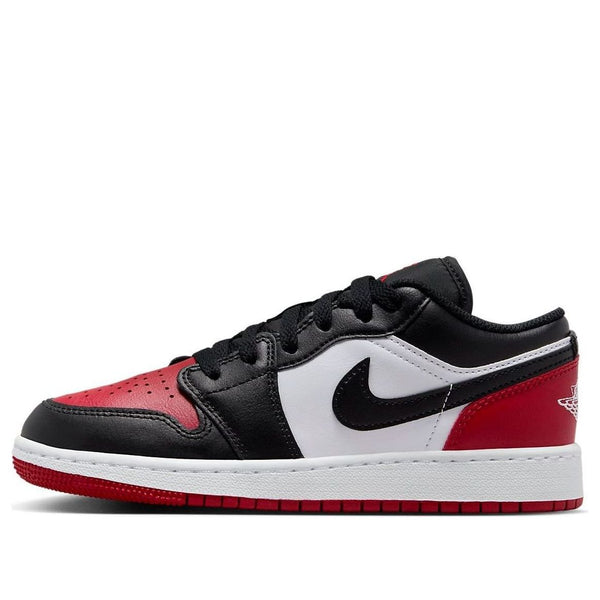 

Кроссовки (GS) Air Jordan 1 Low 'Bred Toe 2.0', белый