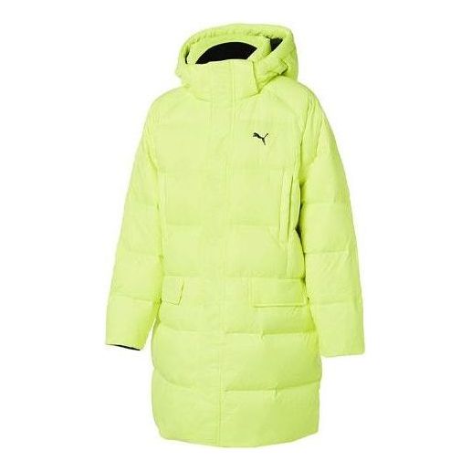 

Куртка long cut hoodie coat 'yellow' Puma, желтый