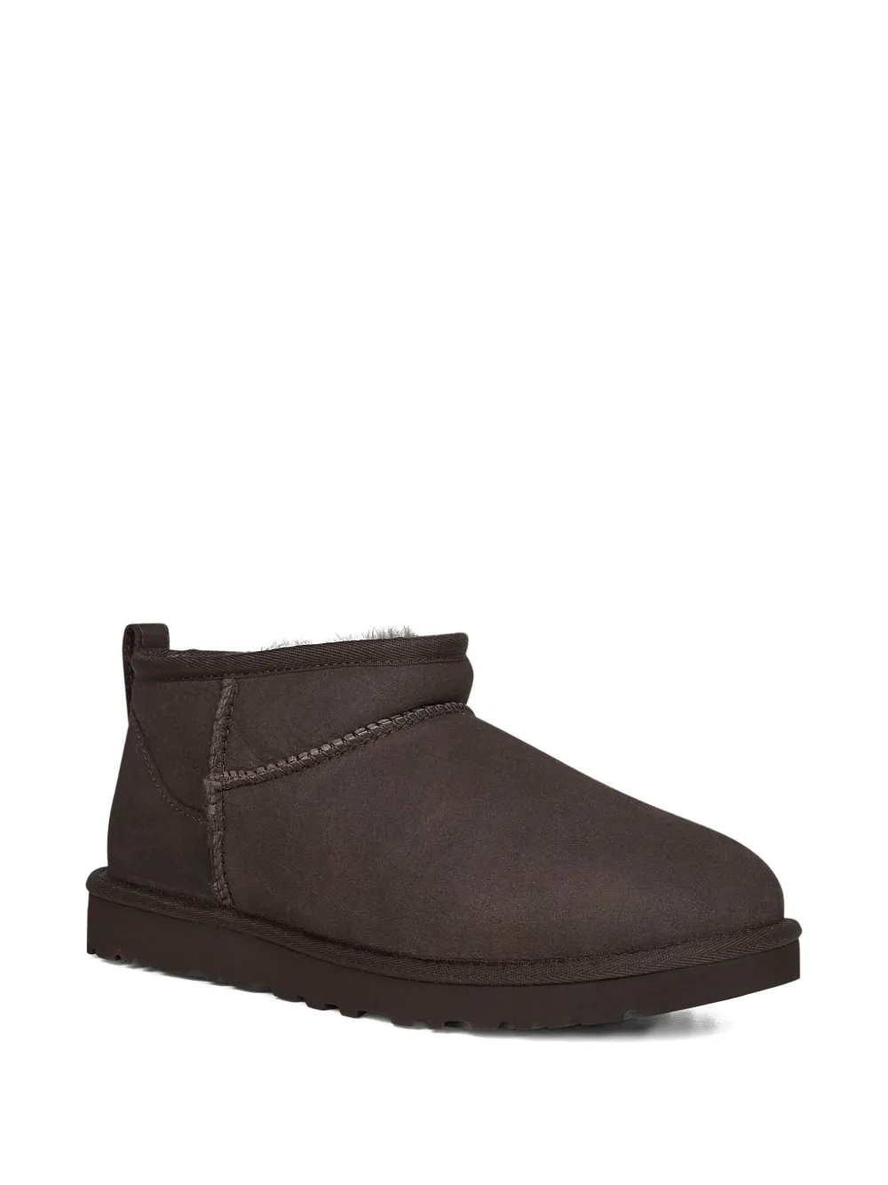Мужские угги UGG замшевые короткие, коричневый — фото 2