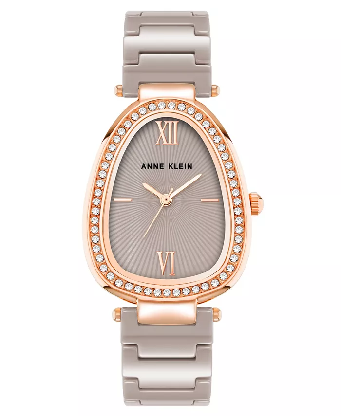 

Женские часы с керамическим браслетом Quartz Taupe, 36 мм Anne Klein