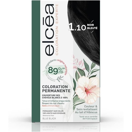 

Elcea Coloring Expert Перманентная краска для волос 1.10 Синий Черный Elcéa