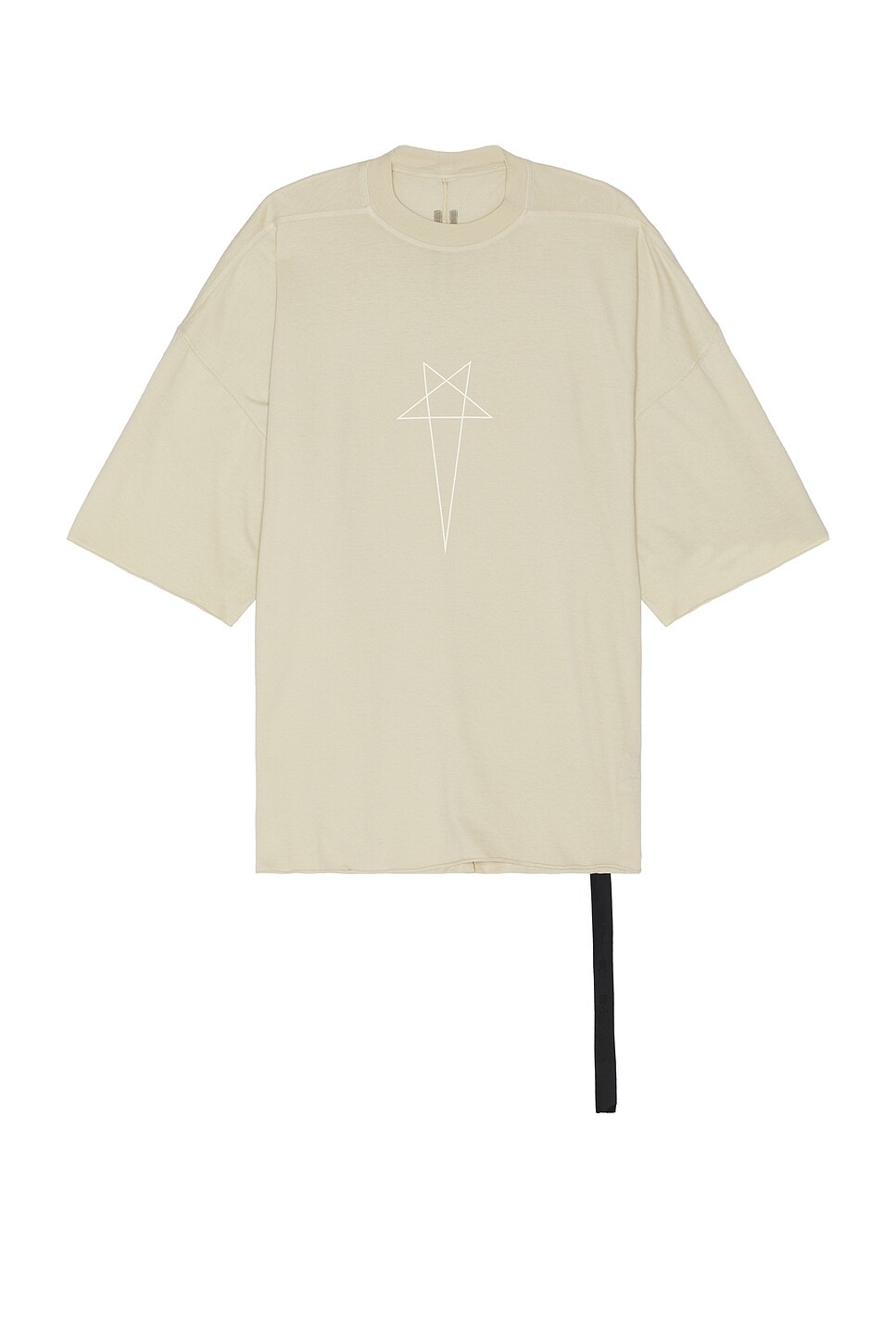 

Футболка мужская Tommy T Drkshdw By Rick Owens, цвет Peal & Milk