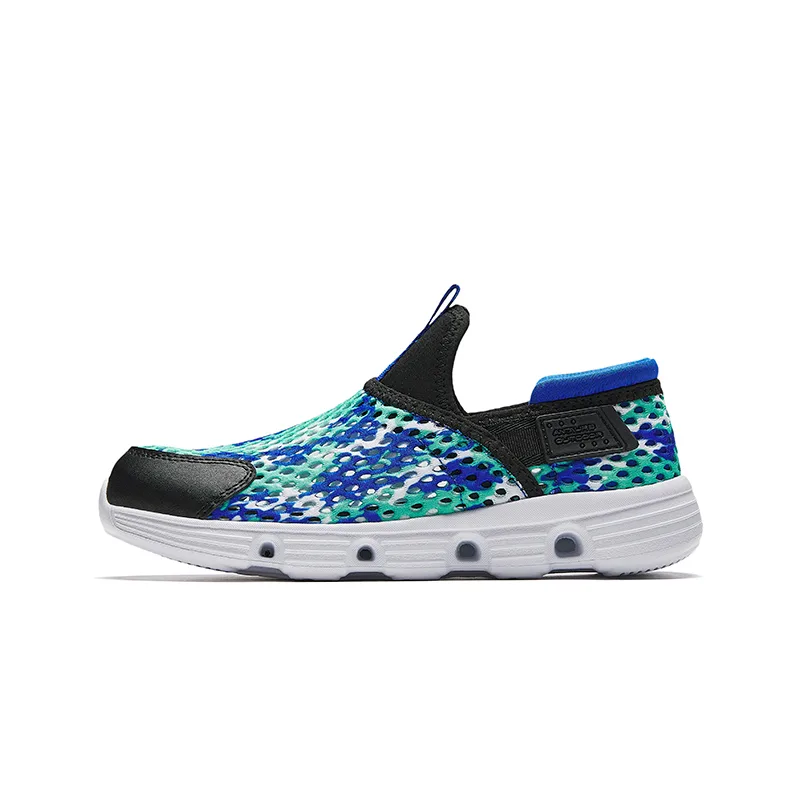 Детские сандалии Mesh с легкой амортизацией и дышащим верхом Antakids, Black/Anta White/Haise Blue