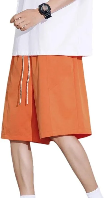 

Мужские шорты Plus Size с эластичным поясом и широкими штанинами